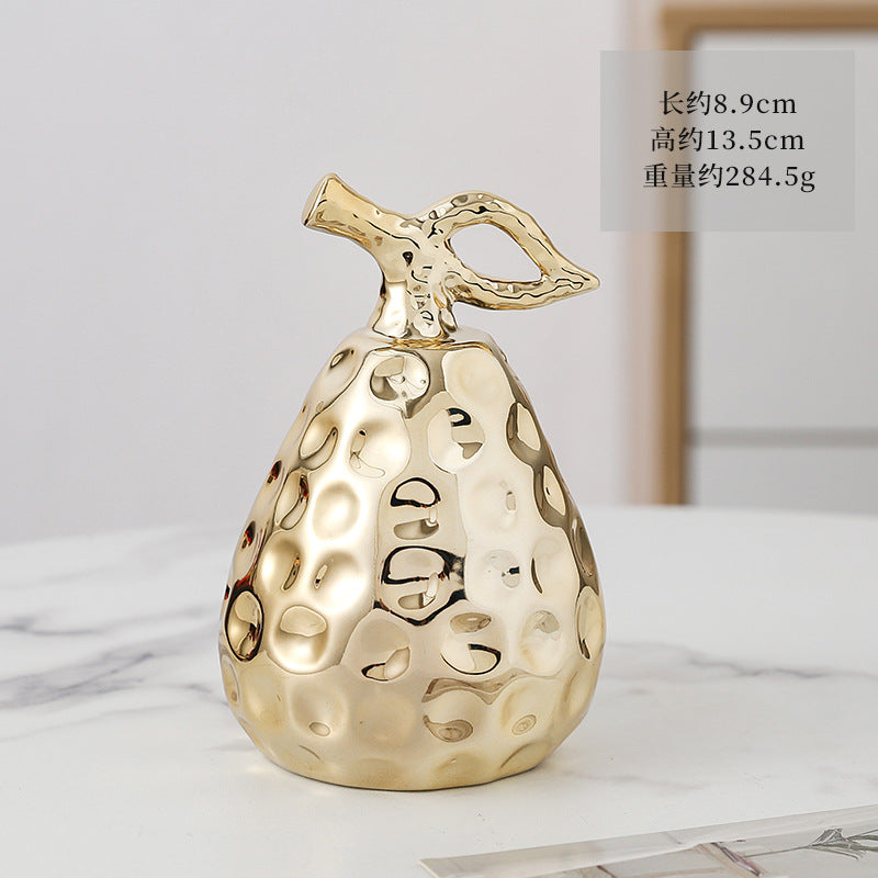 Artistic ceramic fruit figure