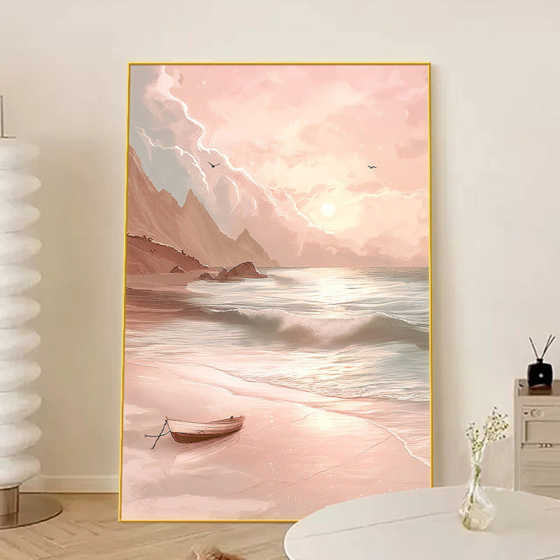 Beach Sunset Themed Canvas Wall Art
