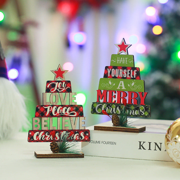 Decorative Christmas tree table item
