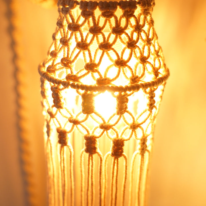 Decorative Macramé Pendant Light