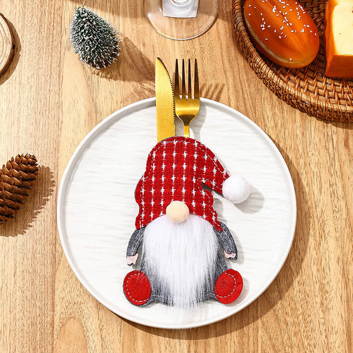 Festive tablecloth decoration