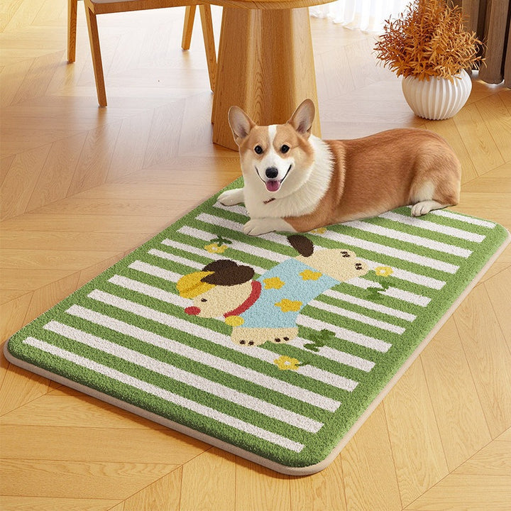 Cat-Themed Non-Slip Bath Mat for Bathroom