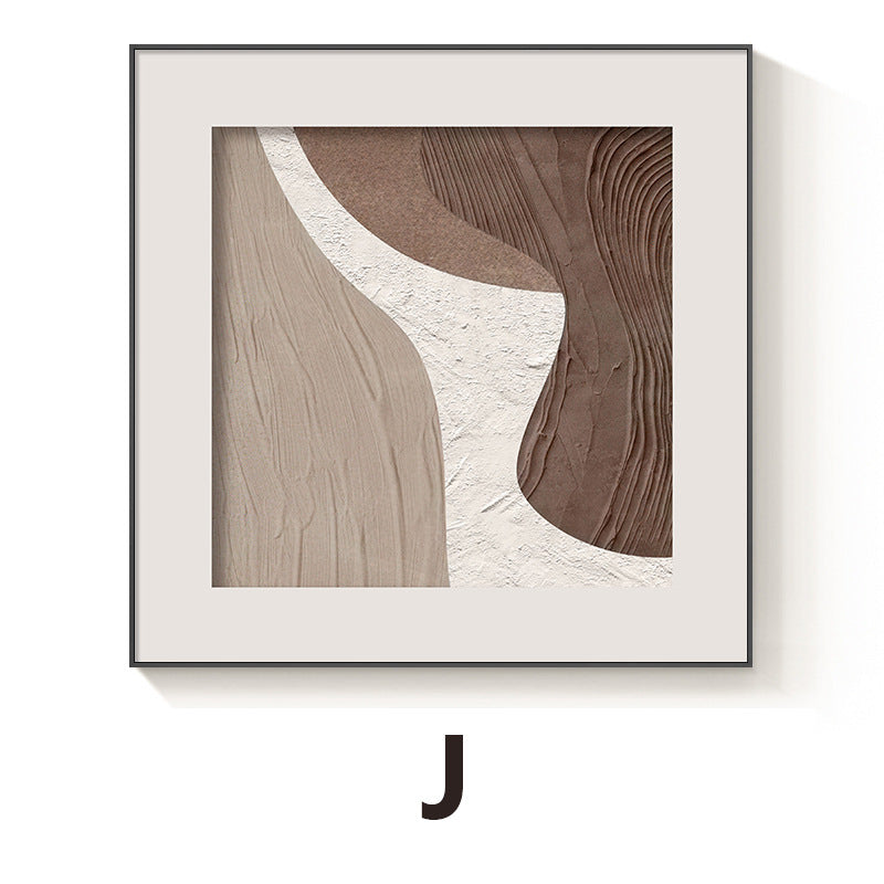 Abstract Textured Framed Art