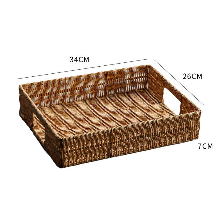 Handcrafted Wicker Storage Basket