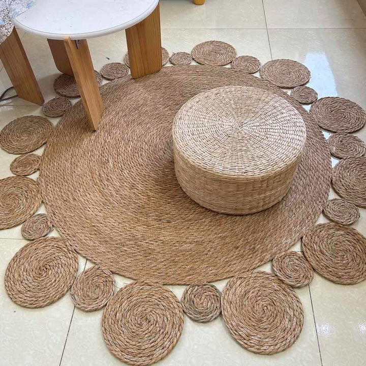 Natural fiber carpet
