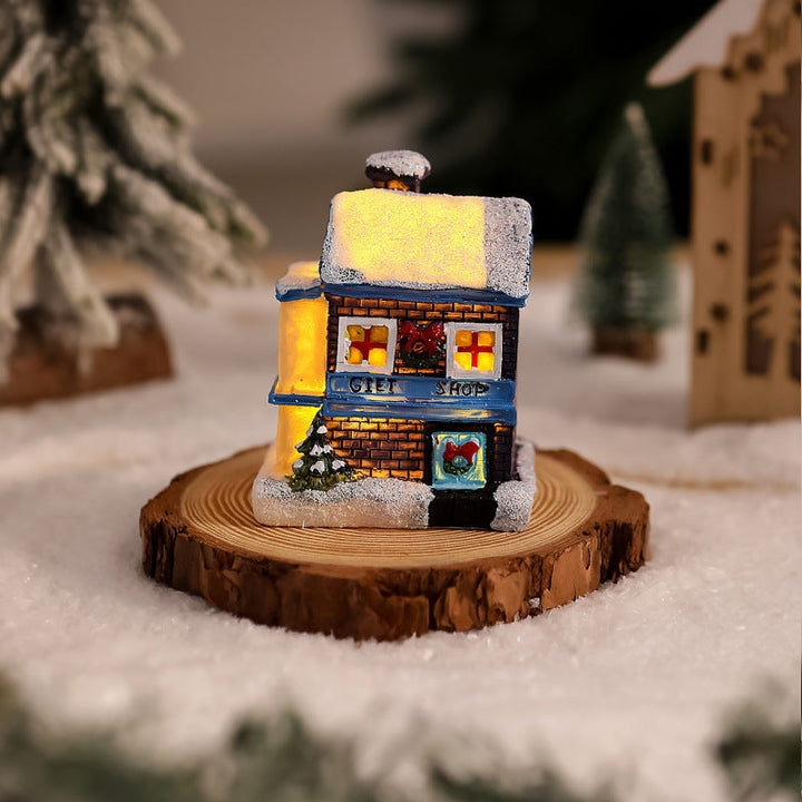 Illuminated Christmas tree decoration figure