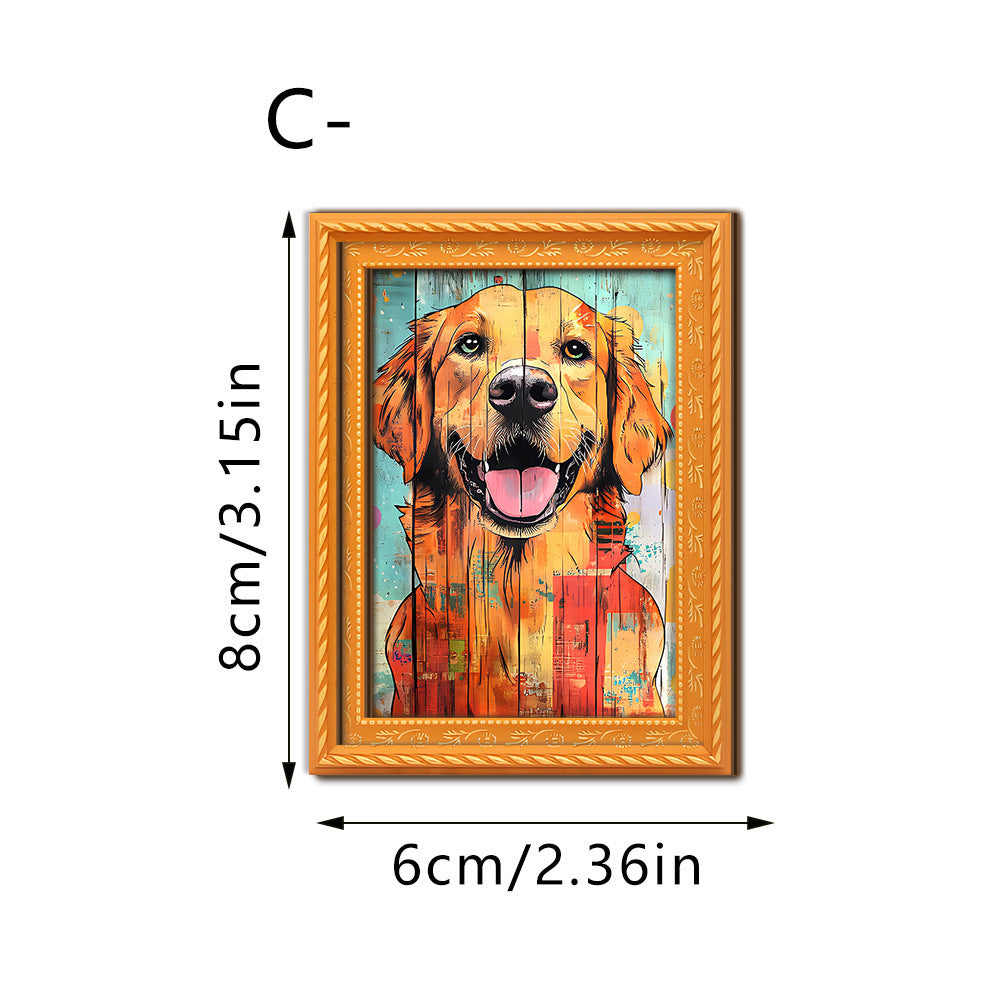 Decorative cat art with futuristic design
