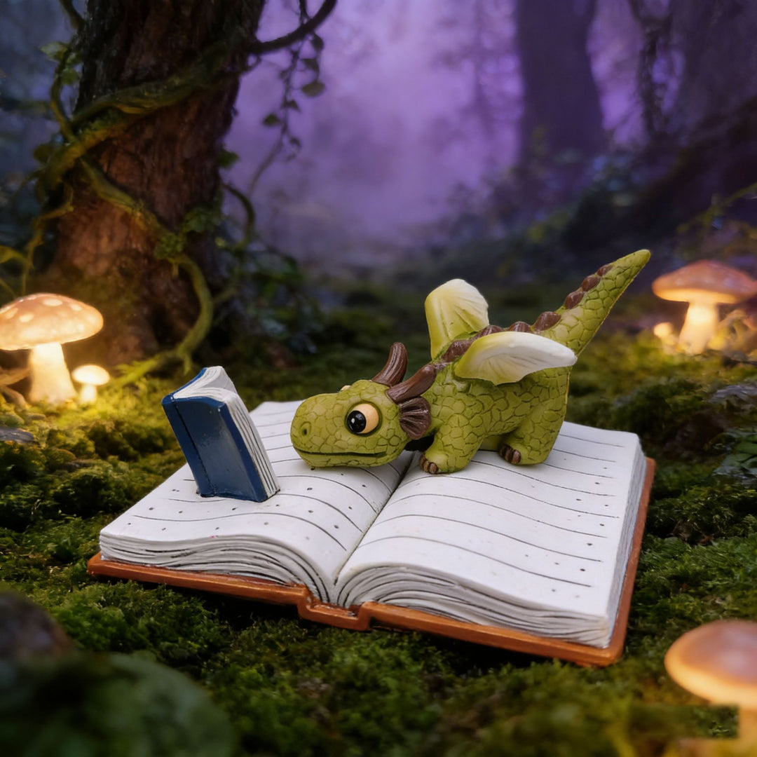 Whimsical Dragon Study Figurine