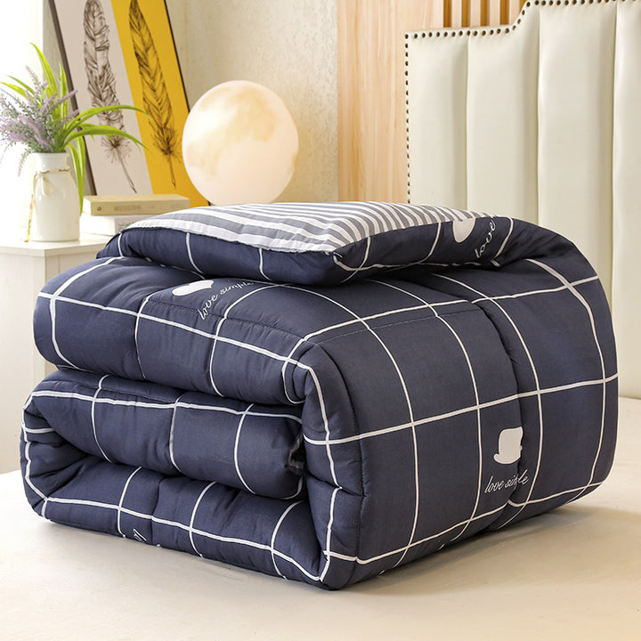 Ultra-Soft Grid Pattern Comforter