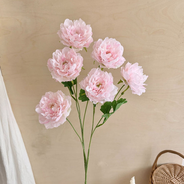 Lifelike Peony Floral Stem Arrangement