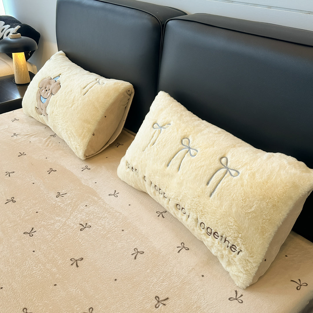 Plush Fleece Comforter Set