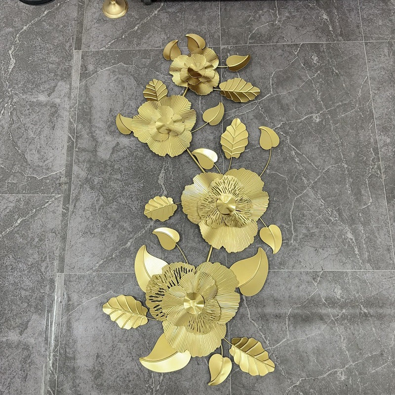Decorative Metal Flower Wall Sculpture