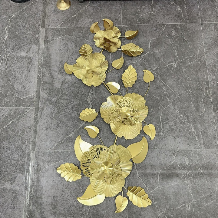 Decorative Metal Flower Wall Sculpture