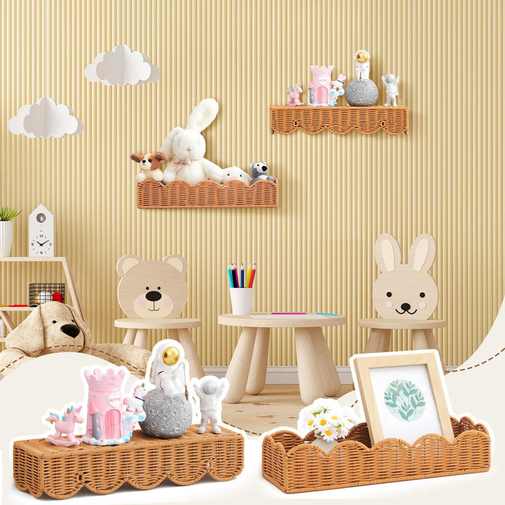 Rattan Wall Shelf