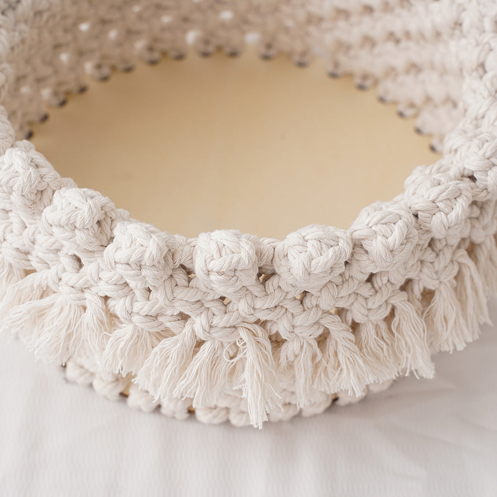 Decorative Macramé Storage Basket