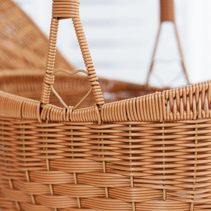 Woven Rattan Utility Basket