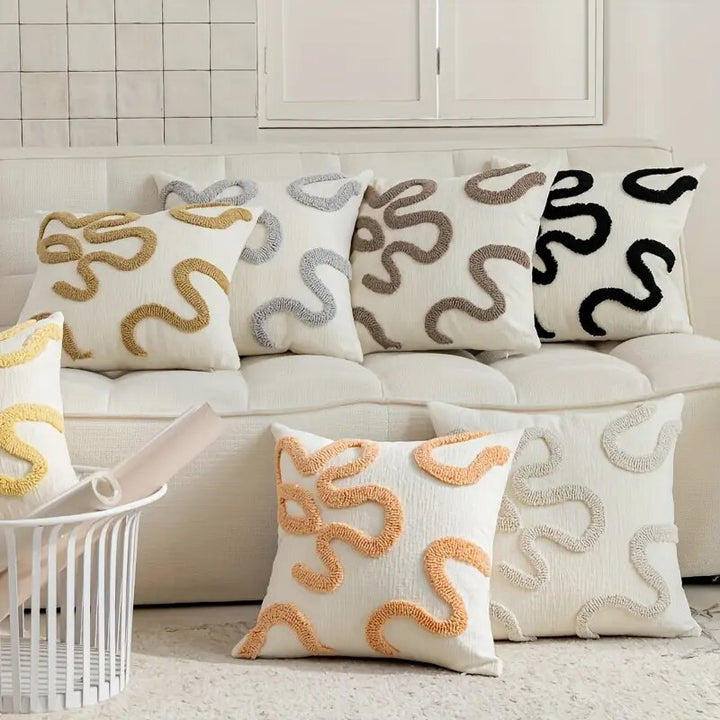 Modern Abstract Design Throw Pillow