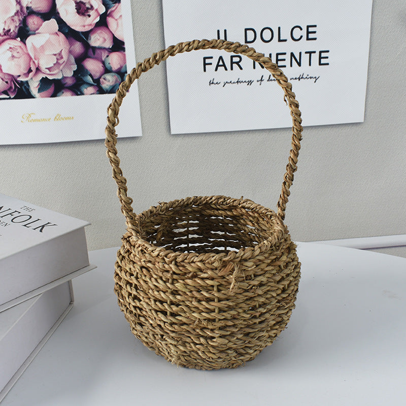 Handwoven Decorative Flower Basket
