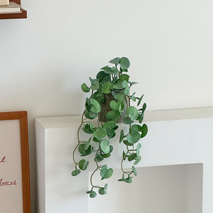 Faux Eucalyptus Hanging Plant