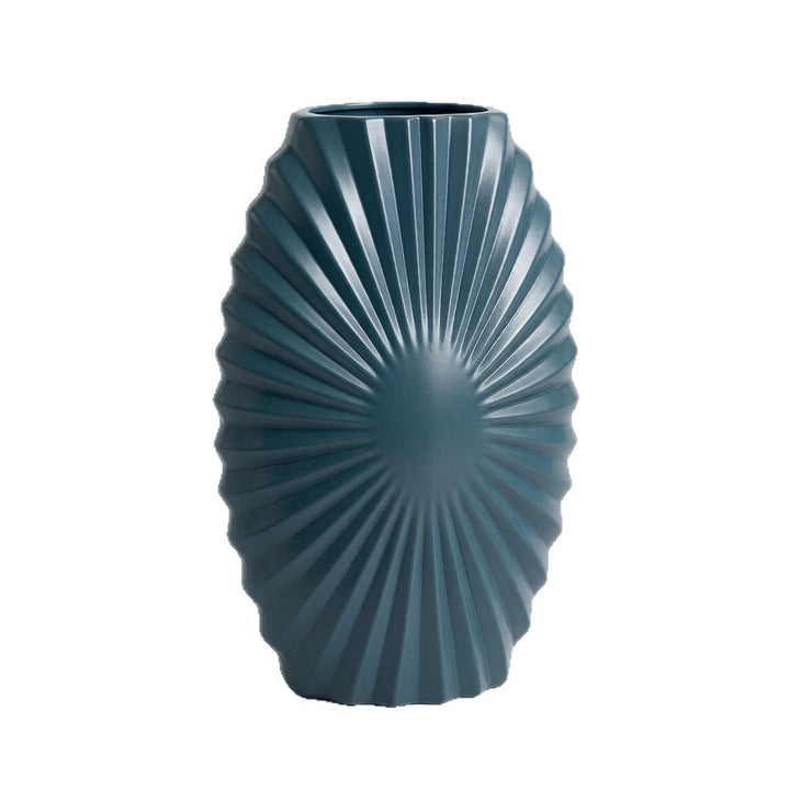 Textured Decorative Centerpiece Vase