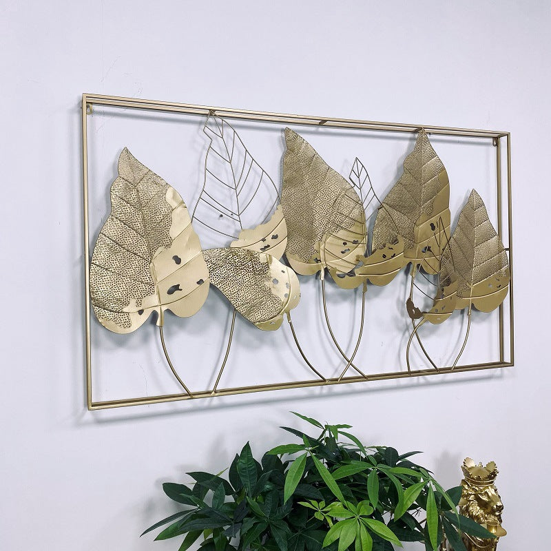 Decorative Metal Leaf Wall Art Sculpture