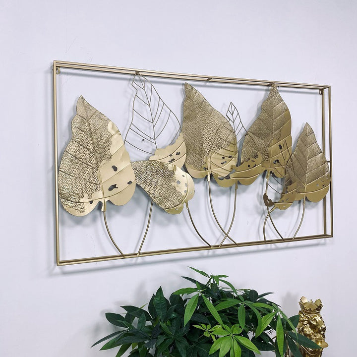 Decorative Metal Leaf Wall Art Sculpture