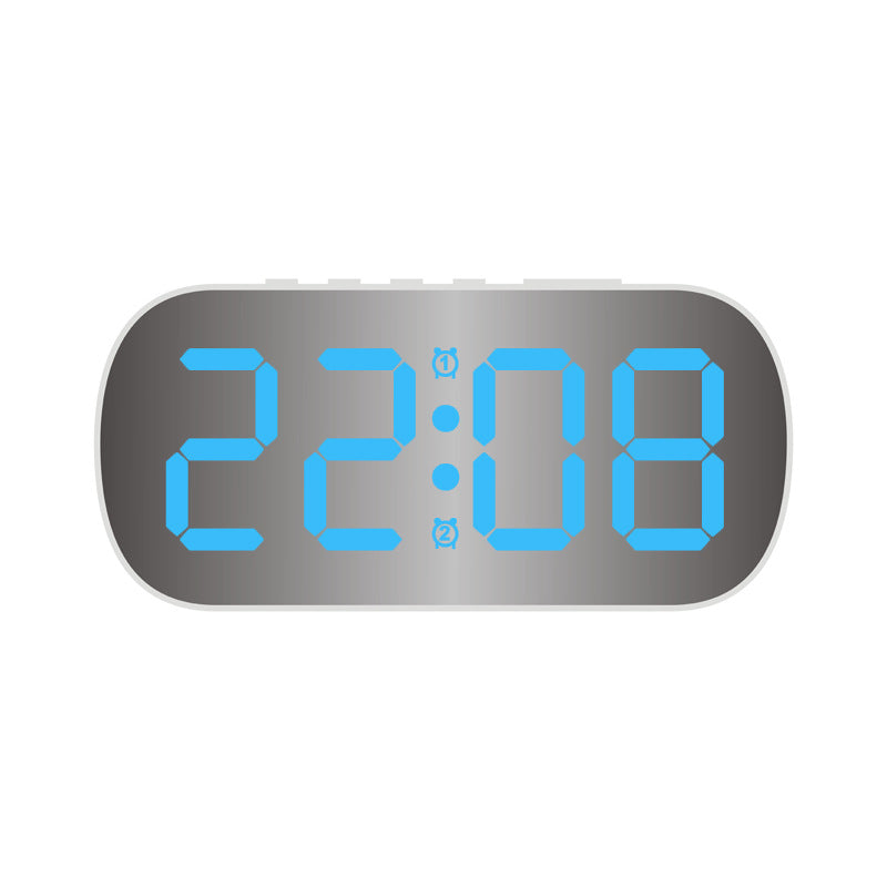 Digital alarm clock with temperature and hygrometer function