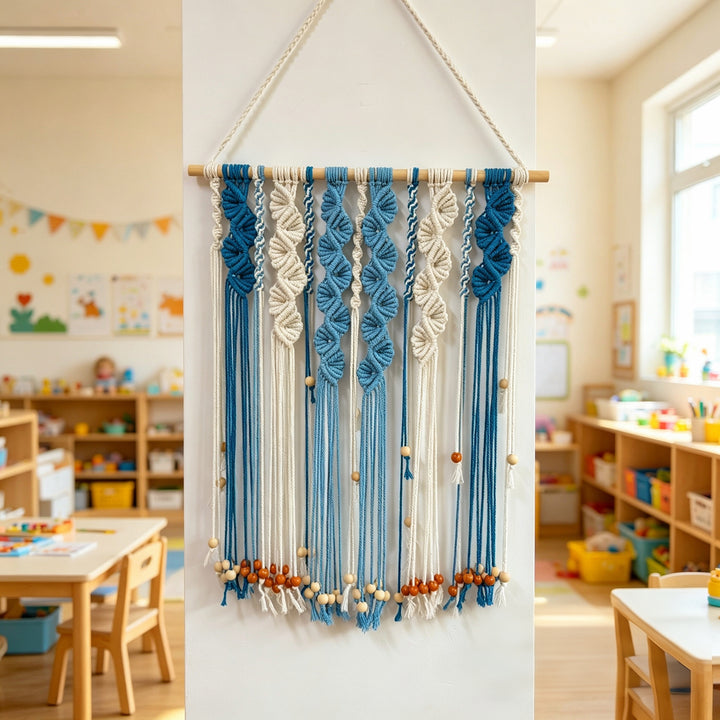 Floral Macrame Wall Hanging