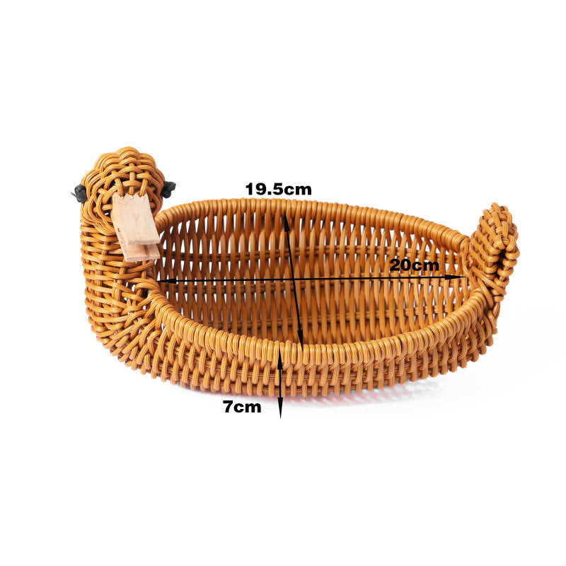 Decorative Wicker Duck