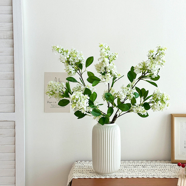 Decorative artificial flower branch