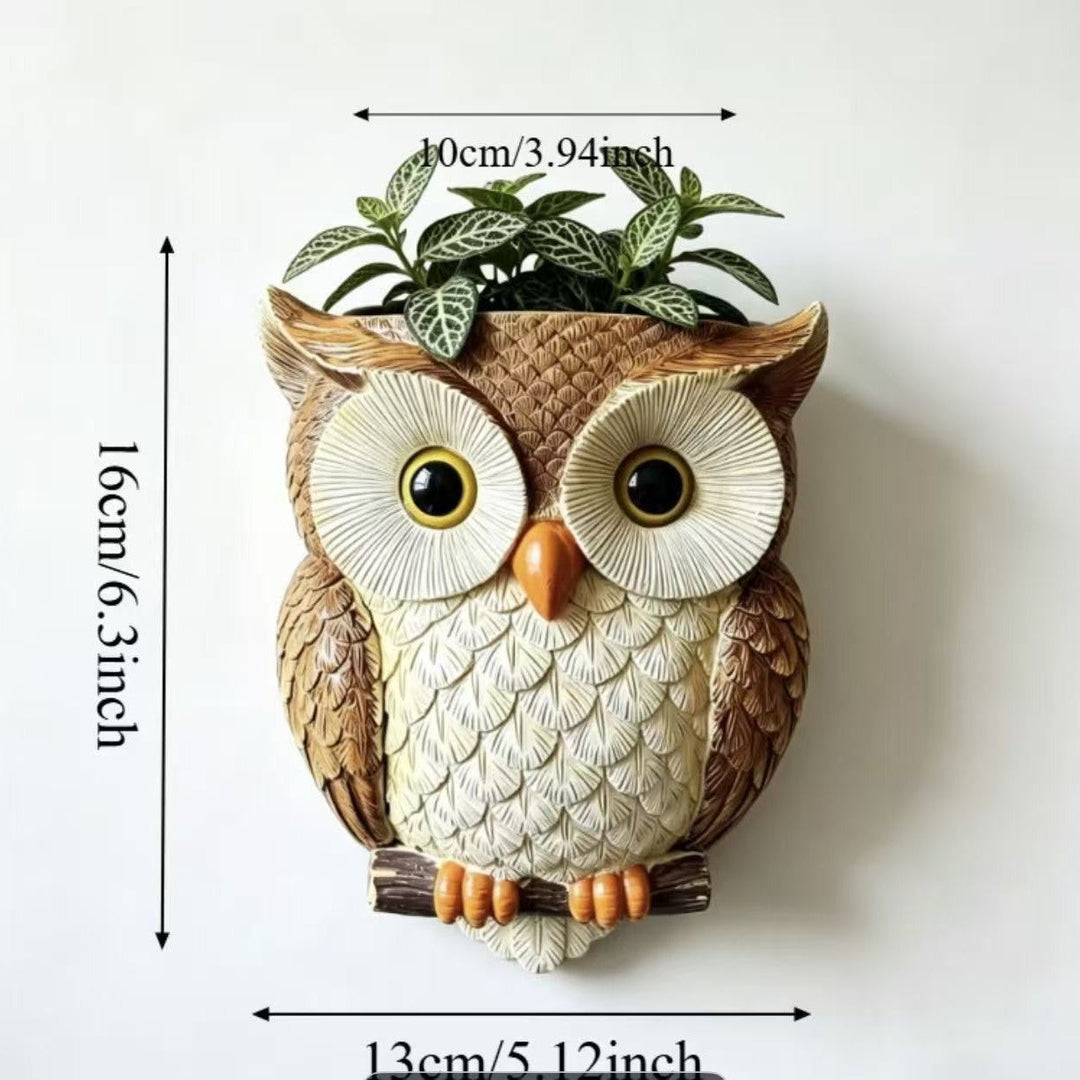 Decorative Owl Plant Holder