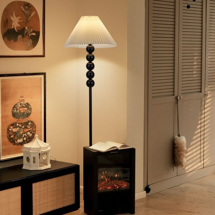 Contemporary metal floor lamp