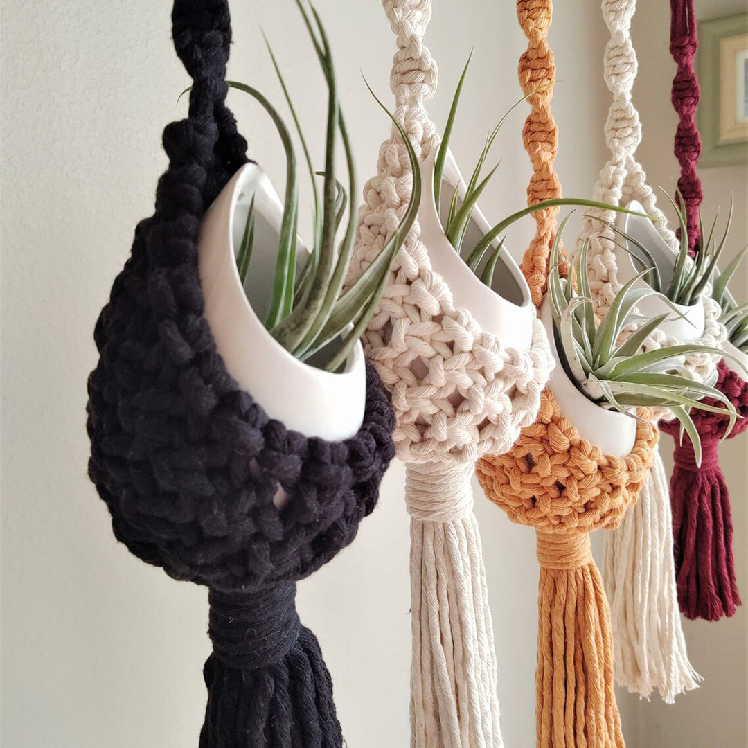 Macrame Hanging Planter Holder