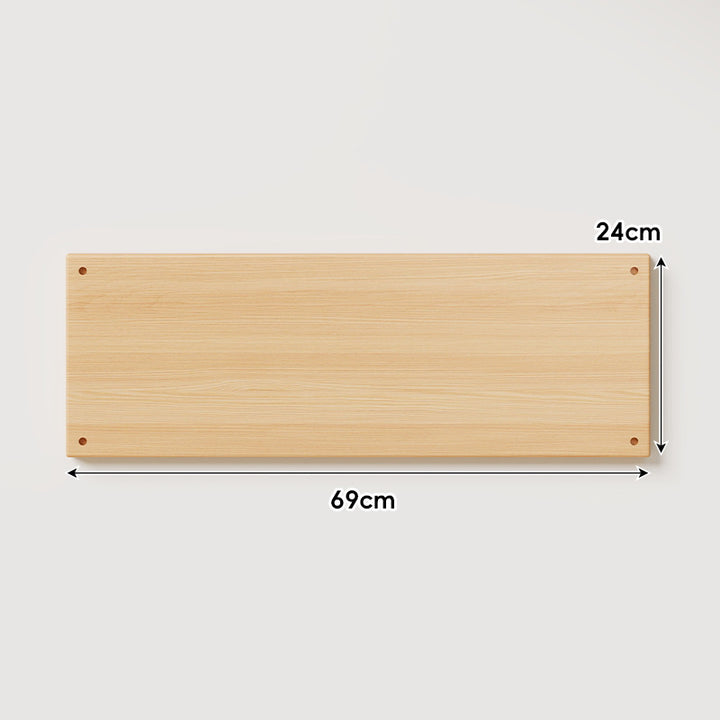 Solid Round Beech Wood Furniture Legs with Threaded Metal Bolts Mid-Height Replacement Table Sofa Legs