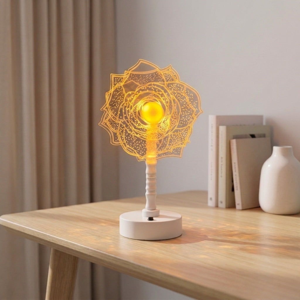 LED Flower Table Lamp