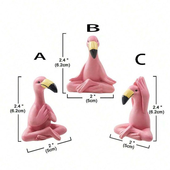 Playful Flamingo Figurine