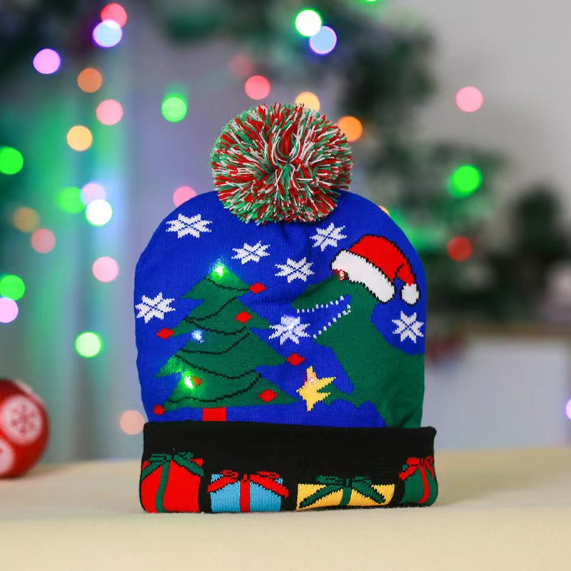 Funny Christmas hat with LED lights