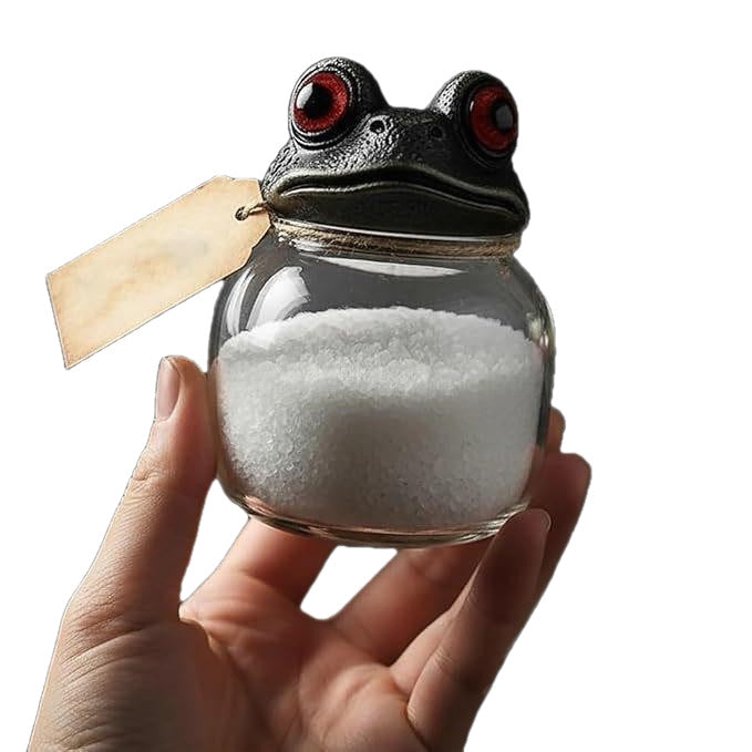 Spice holder in frog design