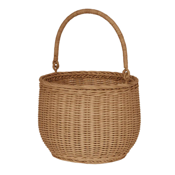 Multifunctional braided storage basket