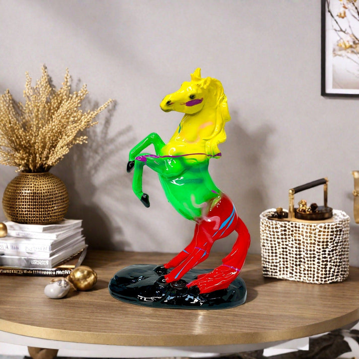 Artistic horse figure in modern design