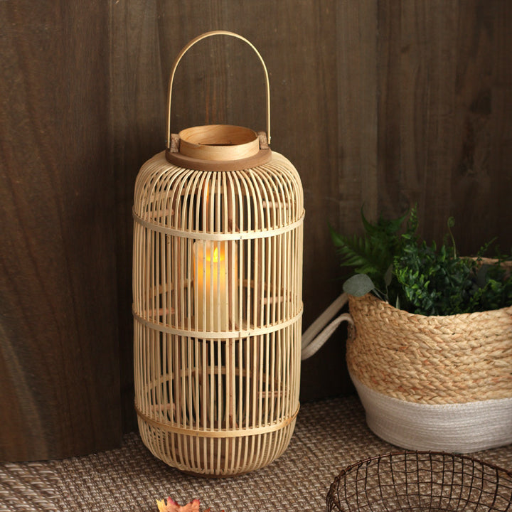 Decorative Lantern made of Rattan