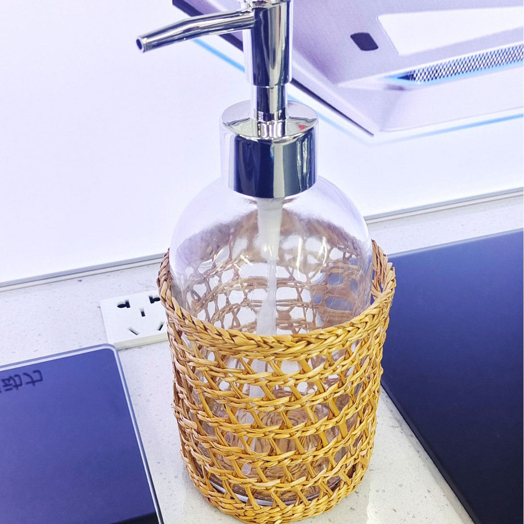 Decorative Woven Soap Dispenser