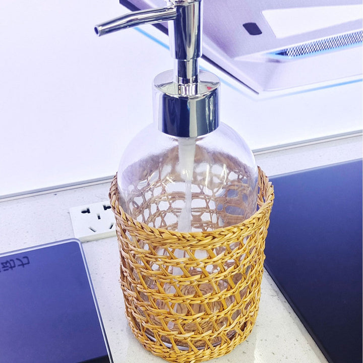Decorative Woven Soap Dispenser