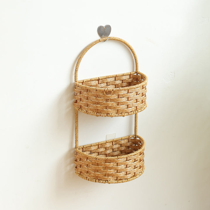 Double Layer Woven Storage Container