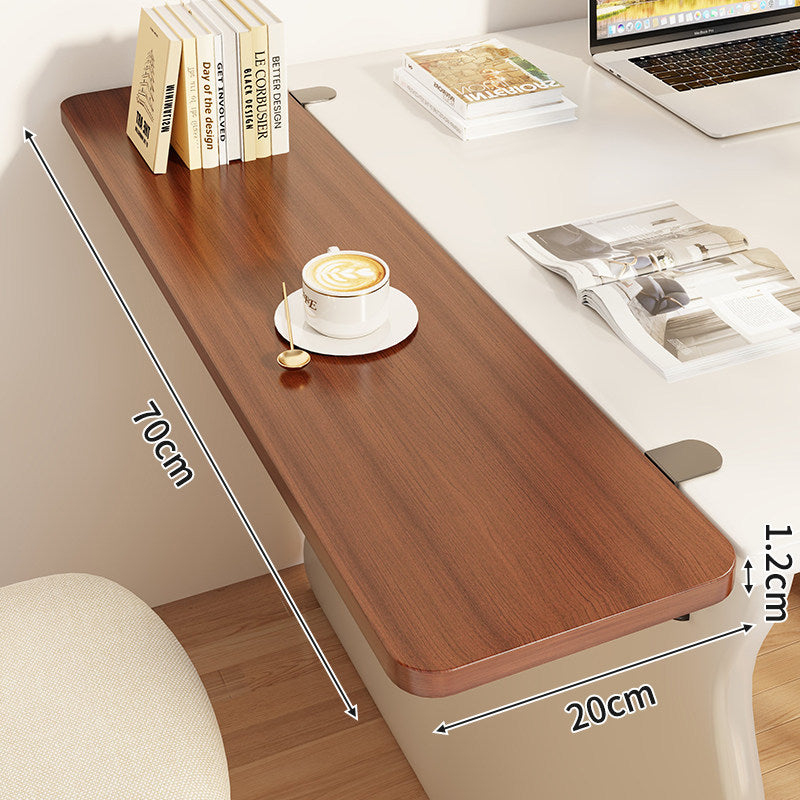 Compact Foldable Clip-On Desk-Edge Shelf