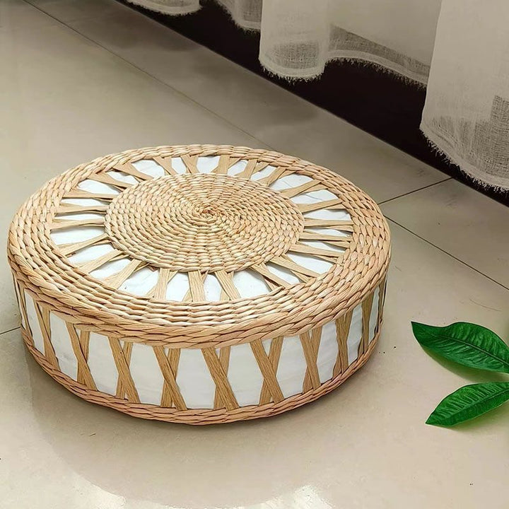 Handcrafted Pouf in Boho Style