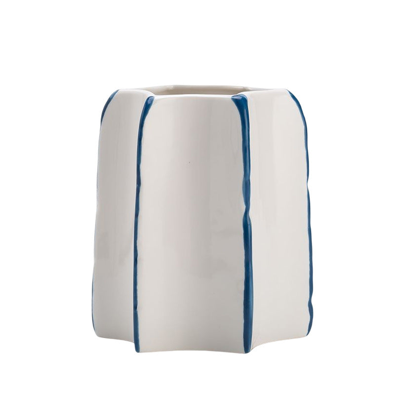 Abstract Textured Ceramic Vase