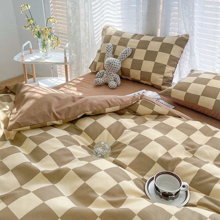 Premium Plaid Bedding Set