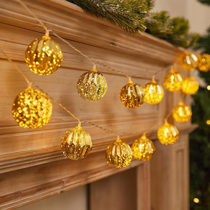 Colored LED Christmas light chain