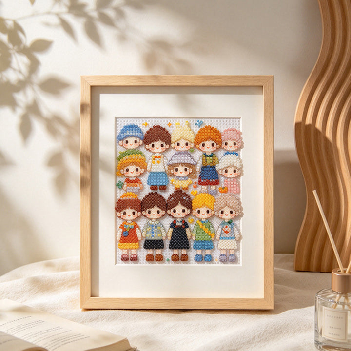 Playful Character Art Frame